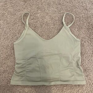 Free people tan athletic tank top